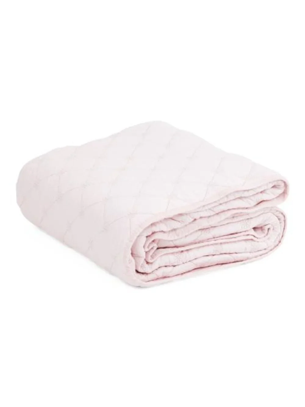 SHABBY CHIC Cotton Daisy Embroidered Quilt Set